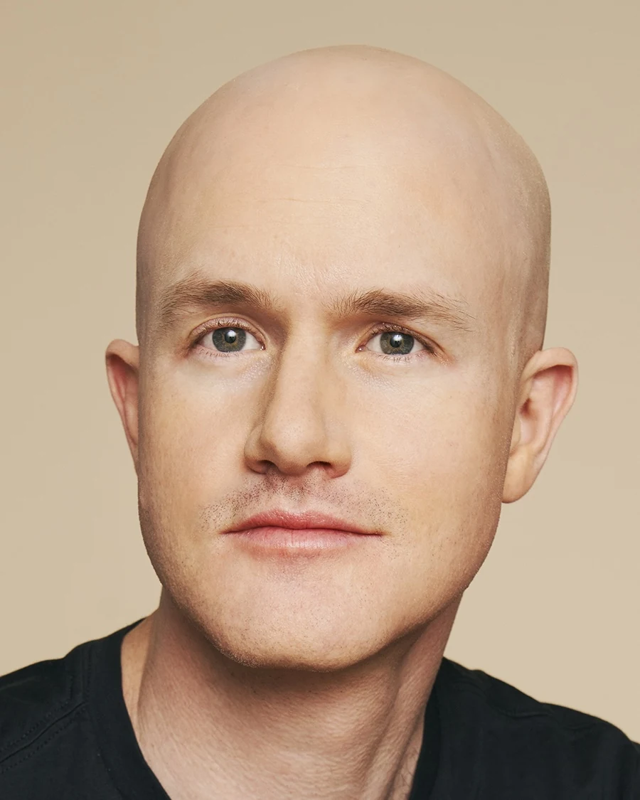 Brian Armstrong, photograph from the linked publication
