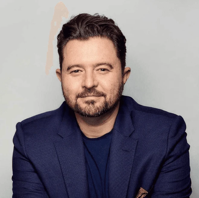 Daniel Priestley, photograph from the linked publication