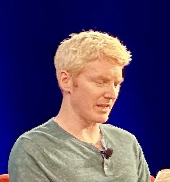 Patrick Collison: Headshot of Patrick Collison, when he was interviewing Bill Gates at CHM.