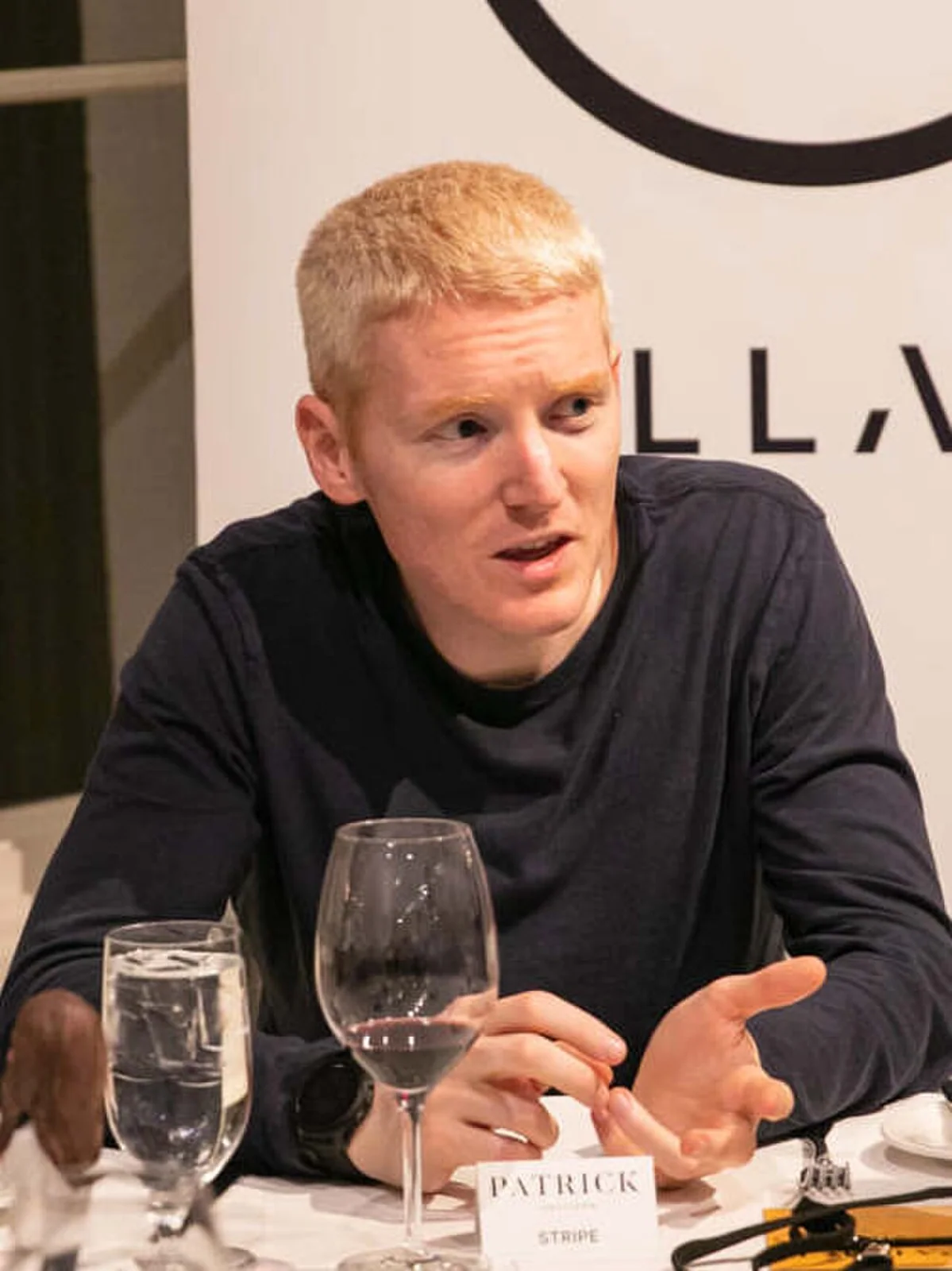 Patrick Collison, event or editorial photograph